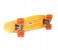 MIC 6027 Plastic Skateboard with Light in Wheels Yellow 2 in UAE
