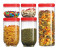 Royalford RF8635 5 Cans Link Up Space Jar - Red & Clear 1 in UAE
