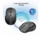 Promate Clix-5 2.4GHz Wireless Optical Mouse with Precision Scrolling, Black 5 in UAE