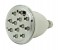 Sonashi SRB-122-R 12 Piece Rechargeable LED Pin Type Bulb with Remote Control - White 1 in UAE