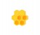 Car Silicon Wheel Hub Screw Cover - 20 Pieces, Yellow 3 in UAE
