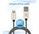 Promate LinkMate-LTF2 Heavy Duty Mesh Armored Data & Charge Cable with Lightning Connector - Gold 7 in OMAN