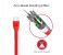 Promate Powerbeam-C USB to USB Type C Fast Charging Cable with Over-Current Protection - 1.2 Metre, Red 4 in UAE