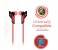 Promate Swank Ergonomic Comfort Fit Stereo Headset with Noise Isolation, Pink 5 in UAE