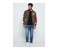 Lynk LY10033 Printed Bomber Jacket For Men M - Green 3 in UAE