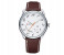 Curren 8147 Leather Strap Analog Watch For Men Brown And White 1 in UAE