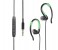 Riversong Music Earphones Sports Hook Deep Base with Music Control Green and Black 1 in UAE