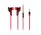 Promate Swank Ergonomic Comfort Fit Stereo Headset with Noise Isolation, Red 1 in UAE