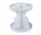 360 Degree Rotating Makeup Organizer Vanity Box - White 2 in KSA