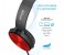 Promate Chime Rotatable Over-The-Ear Wired Stereo Headset with Built-In Mic, Red 4 in UAE