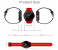 Flli V9 Bluetooth 4.0 Waterproof Android Smart Watch - Red 4 in UAE