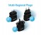 Promate Traverse 3100mAh Universal Multi Plus Travel Charger Adaptor with Dual USB Ports, Black 4 in UAE