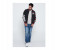 Lynk LY10035 Printed Bomber Jacket For Men XL - Black 3 in UAE
