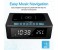 Promate Timebase-2 Multi-Function Stereo Wireless Speaker and Charging Station - Black 5 in UAE