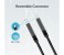 Promate ThunderLink-C20 USB-C to USB-C Thunderbolt 3 Mesh Armored Cable - Black 10 in UAE