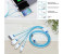 Universal 4 In 1 Multicharger USB Cable and EU Head Adapter for All mobiles MCH41 Multicolor 1 in OMAN