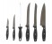 Prestige PR56022 7 Piece Complement Knife Set with Block - Black & Silver 2 in OMAN