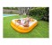 Intex ZX-57181 229 x 147 x 46CM Inflatable 2-ring Family Swimming Pool - Orange 3 in UAE