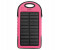 GK Genuine 10,000 mAh Solar Power bank for all Device - Pink 2 in UAE