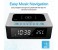 Promate Timebase-2 Multi-Function Stereo Wireless Speaker and Charging Station - Silver 5 in UAE