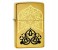 Zippo CI018782 - 204B Arabic Floral Pattern Lighter Gold 1 in OMAN
