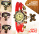 FLLi Fashion Leather Butterfly 4 Pcs Bundle Wristwatch - Multi Colour 1 in UAE