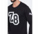 Petro OU10046 Printed Long sleeve Crew Neck T- Shirt M-Black 4 in UAE
