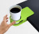 Creative Table Glass Holder Clip - Green 1 in UAE