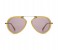 Tomford TF479 39Y Aaron Oval Shiny Yellow Frame & Violet Mirrored Sunglasses for Women 2 in UAE