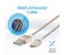 Promate LinkMate-U2M Heavy Duty Mesh Armored Micro-USB Sync & Charge Cable - Gold 8 in UAE