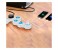 Promate PowerStrip-2.UK 180 Degree Rotatable 4 Way Outlets Foldable Power Extension with 2 USB Ports Surge Protector, White 7 in UAE