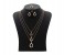 Kavani Ovan Shape Necklace Set 32933 White and Gold 2 in UAE