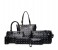 6 Piece Womens Zipper Personality Animal Prints Handbag Set APH77 Black 2 in UAE