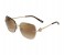 Chopard SCHB22S 300G Oval Shiny Rose Gold Frame & Brown Mirrored Sunglasses for Women 1 in UAE