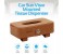 Promate TissueBox PU Leather Clip Car Sun Visor Tissue Box Holder for Facial Tissue & Other Napkin Papers - Brown 2 in OMAN