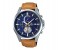 Casio Edifice EFV-520L-2AVUDF Mens Analog Watch Brown and Blue 1 in UAE
