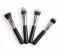 Synthetic Kabuki Makeup Brush Set 4 Piece SMB04 Black 1 in UAE
