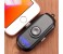 Finger Tip 10,000mAh Universal 4 Magnetic Charging Pack with Power Station Base, Micro Type C and Lightning Magnetic Connectors White 5 in OMAN