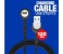 Fashionable High Quality Micro USB Stents Data Charging Cable For Android Devices 120 mm, XS-008 Black 1 in OMAN