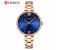 Curren 9017 Quartz Watch For Women Gold and Blue 1 in UAE