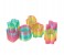 R072 Rainbow flexible spring toy set Multicolor 2 in OMAN