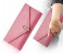Womens Fashion Leather Wallet BH4142 - Pink 1 in UAE