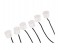 6 Pieces Car Parking Sensor System with 3 Color LED/LCD Display & Optional Alarm Sound, White 2 in OMAN