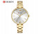 Curren 9017 Quartz Watch For Women Gold and Silver 1 in UAE