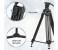 Promate Pixels-170 Professional Aluminum Video Tripod with Mid-Level Spreader, Black 7 in UAE