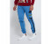 Petro OU10004 Skin Fit Super Stretch Bottom Ribbed Jeans 33-Blue 1 in OMAN