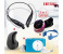 5 in 1 Gift set of Bluetooth Wireless Neckband, Mobile clip Telescope Lens, Thumb Design OK Stand Holder, MP3 Shuffle Player and Invisible Mini Bluetooth Headphone HBS730 Assorted 1 in UAE