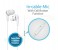 Promate Earmate-IS Premium Bass Stereo Headphones with Inline Microphone, White 3 in UAE