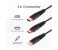 Promate FlexCharge.Uk 3 in 1 USB Type C Ultra Fast Universal Dual USB Wall Charger Kit, Black 2 in UAE