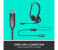 Logitech 981-000100 H 960 USB Headset - Black 5 in UAE